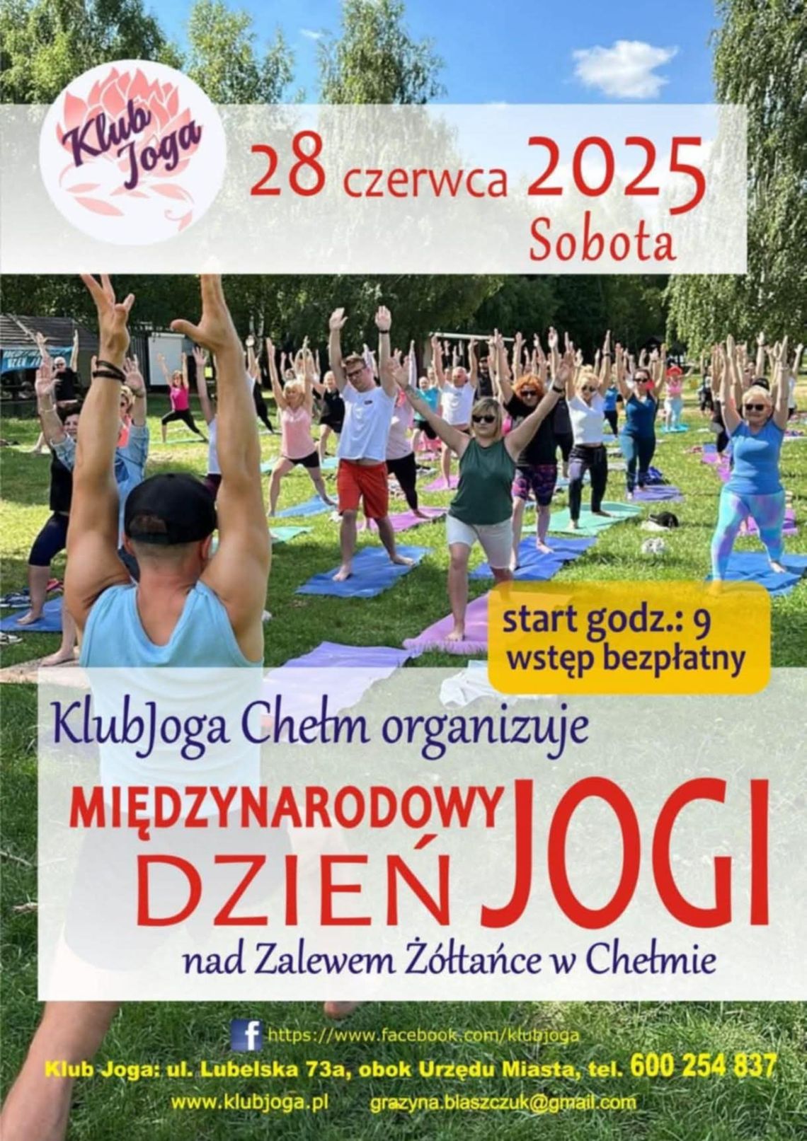 Gm. Chełm. Obchody Międzynarodowego Dnia Jogi