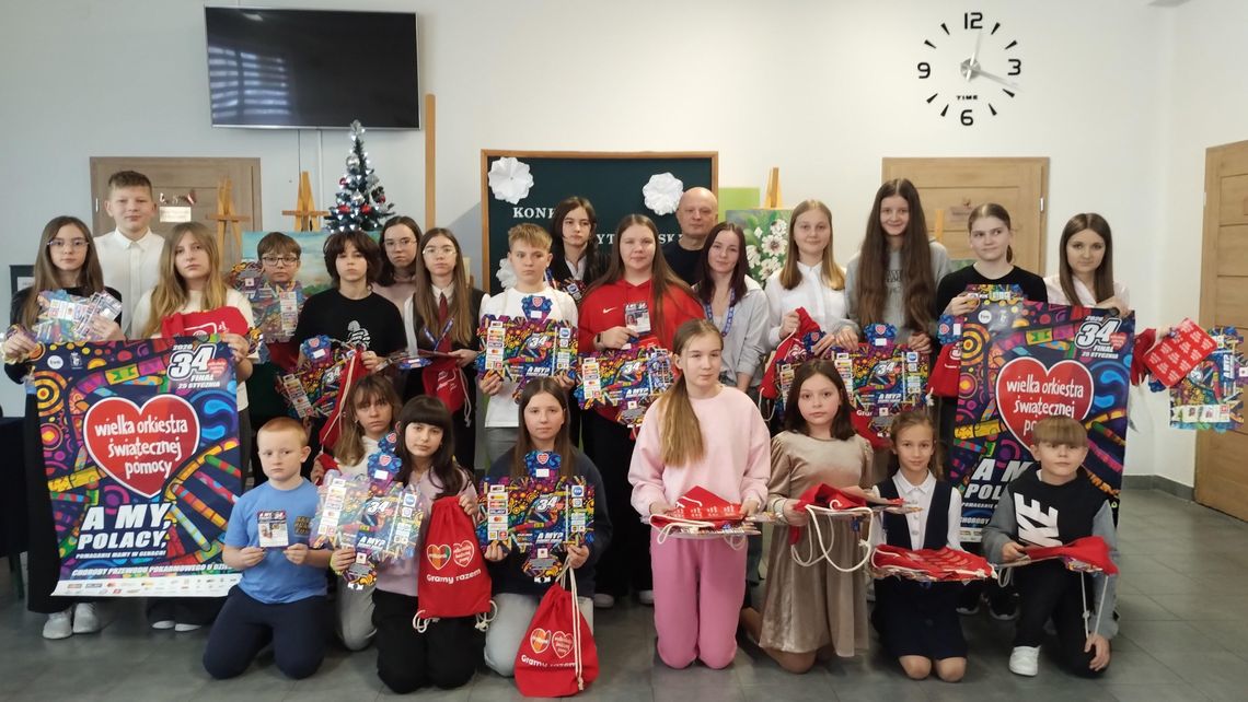 Podsumowano wyniki zbiórki przeprowadzonej w ramach 34. Finału Wielkiej Orkiestry Świątecznej Pomocy w gminie Chełm.