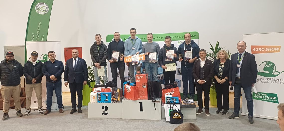 Gm. Chełm. Konrad Polak wrócił z Żarnowca z laurami. Ten młody rolnik zna się na orce