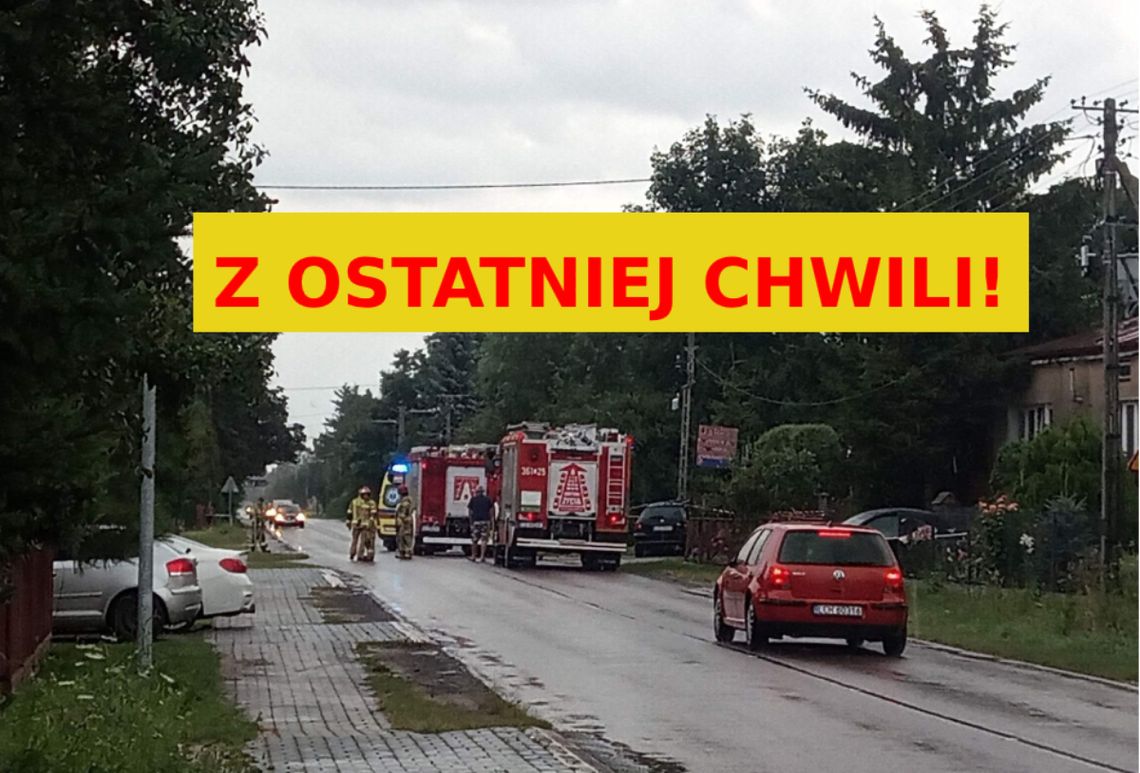 Gm. Chełm. Zderzenie dwóch aut w Strupinie Łanowym. Jedna osoba w szpitalu