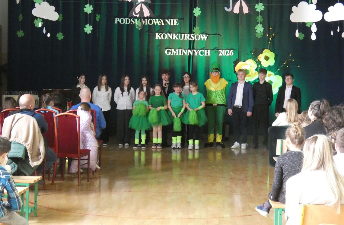 19 marca w Szkole Podstawowej w Stołpiu miało miejsce, tradycyjne już w przypadku tej placówki, wydarzenie podsumowujące trzy gminne konkursy. Rywalizacja przebiegała w trzech kategoriach.