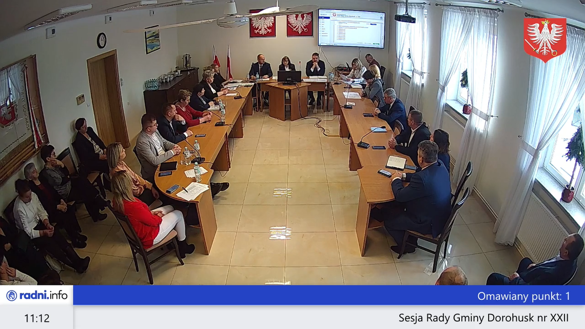 Gm. Dorohusk. Pożegnali rok, kalkulując dochody i wydatki. W sprawie finansów radni byli jednomyślni.
