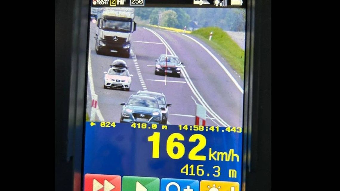 Gm. Fajsławice. 87-latek pędził 162 km/h. Słono za to zapłaci…