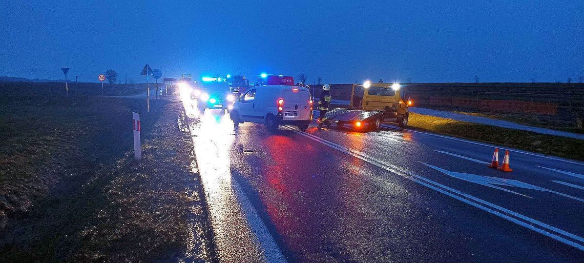 Gm. Fajsławice. Auto w rowie. Fatalny manewr na krajowej "siedemnastce" [FOTO]