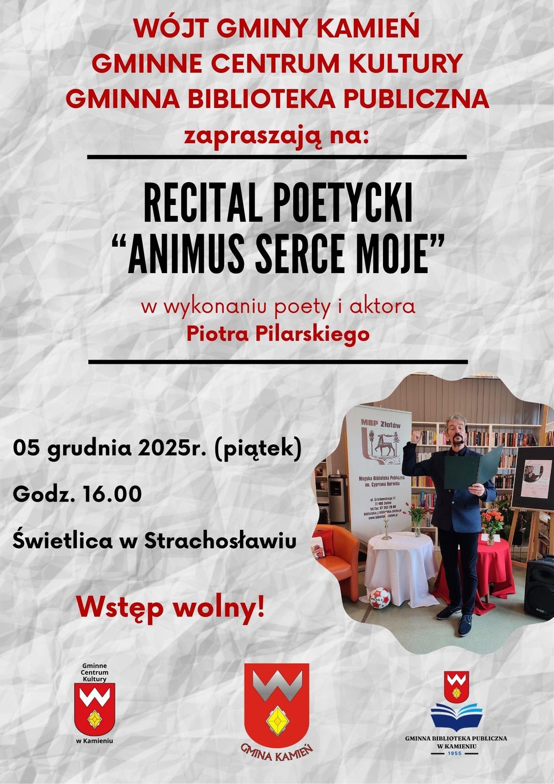 Piotr Pilarski ze spektaklem „Animus Serce Moje” w Strachosławiu