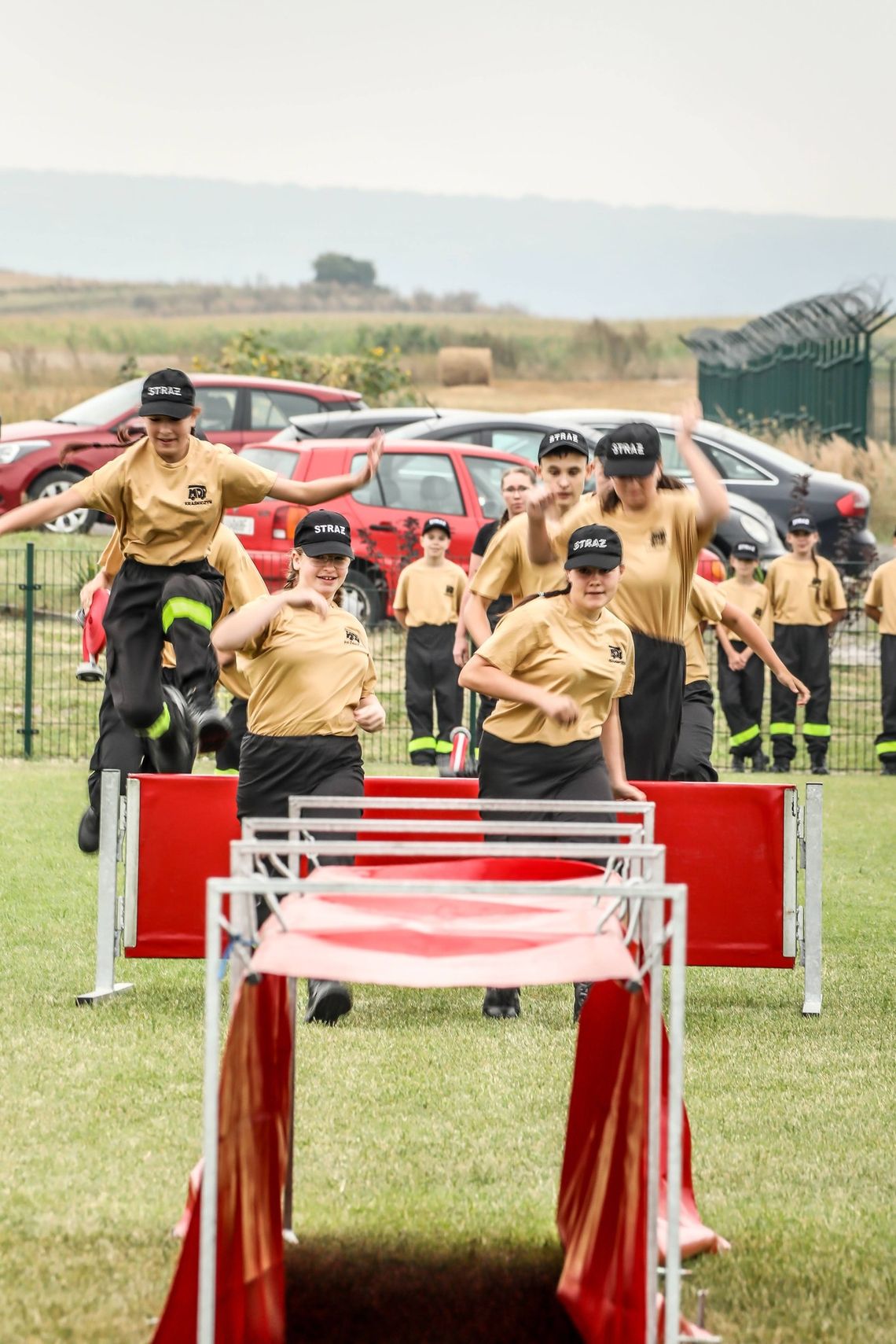 Gm. Kraśniczyn. Młodzi strażacy pokazali, że są gotowi do akcji [ZDJĘCIA]