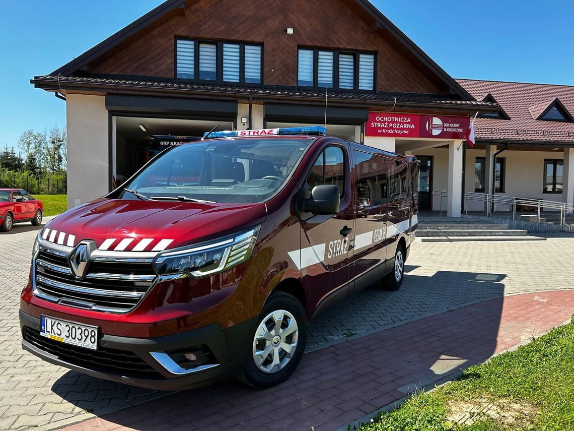 Gm. Kraśniczyn. Ochotnicy mają nowy wóz na akcje!