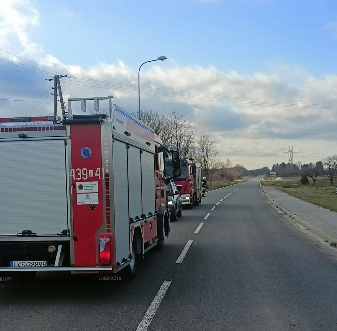 Gm. Kraśniczyn. Zasnęła za kierownicą i uderzyła w latarnię