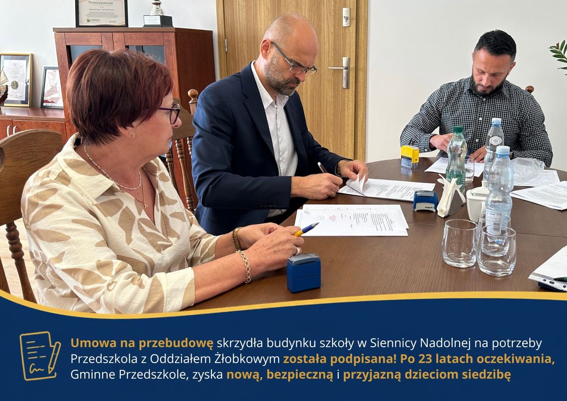 Gm. Krasnystaw. Po 23 latach przedszkole w Siennicy Nadolnej doczeka się nowej siedziby Gm. Krasnystaw. Po 23 latach przedszkole w Siennicy Nadolnej doczeka się nowej siedziby