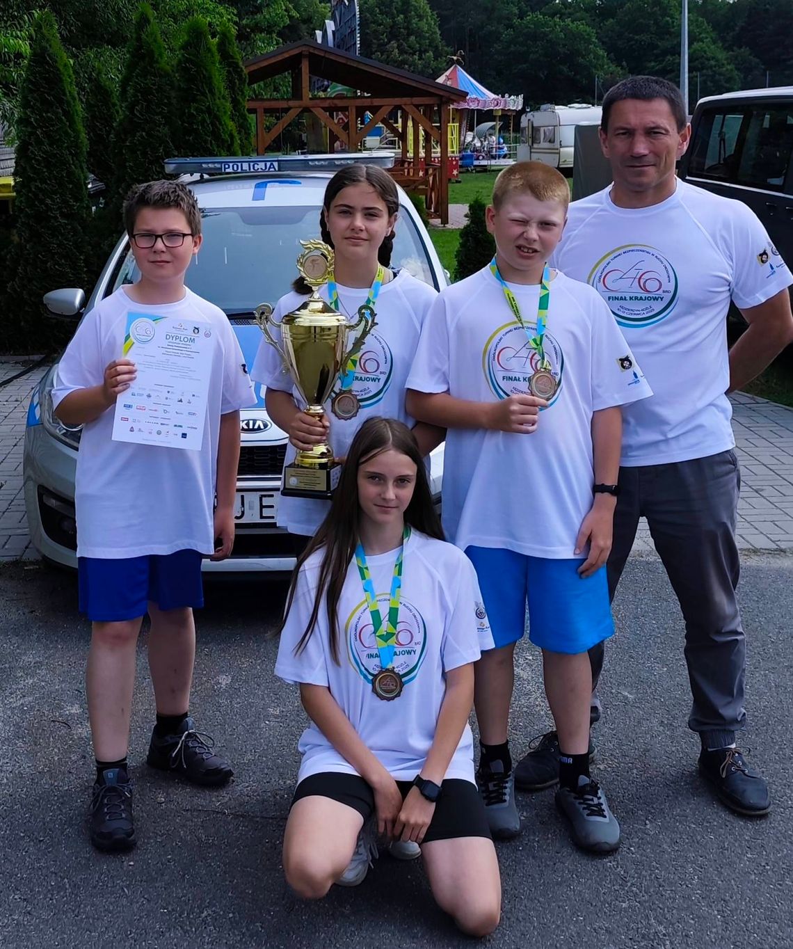 Gm. Krasnystaw. Sukces młodych cyklistów! Trzecie miejsce w Finale Krajowym Turnieju BRD [ZDJĘCIA]
