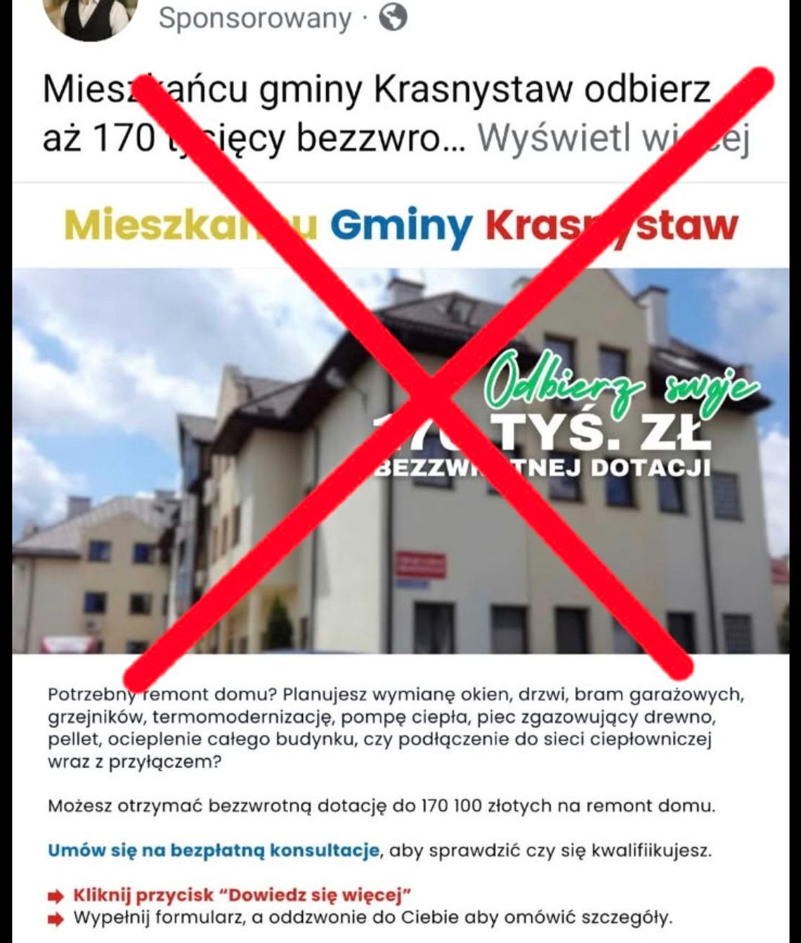 Gm. Krasnystaw. Urząd ostrzega mieszkańców Gm. Krasnystaw. Urząd ostrzega mieszkańców