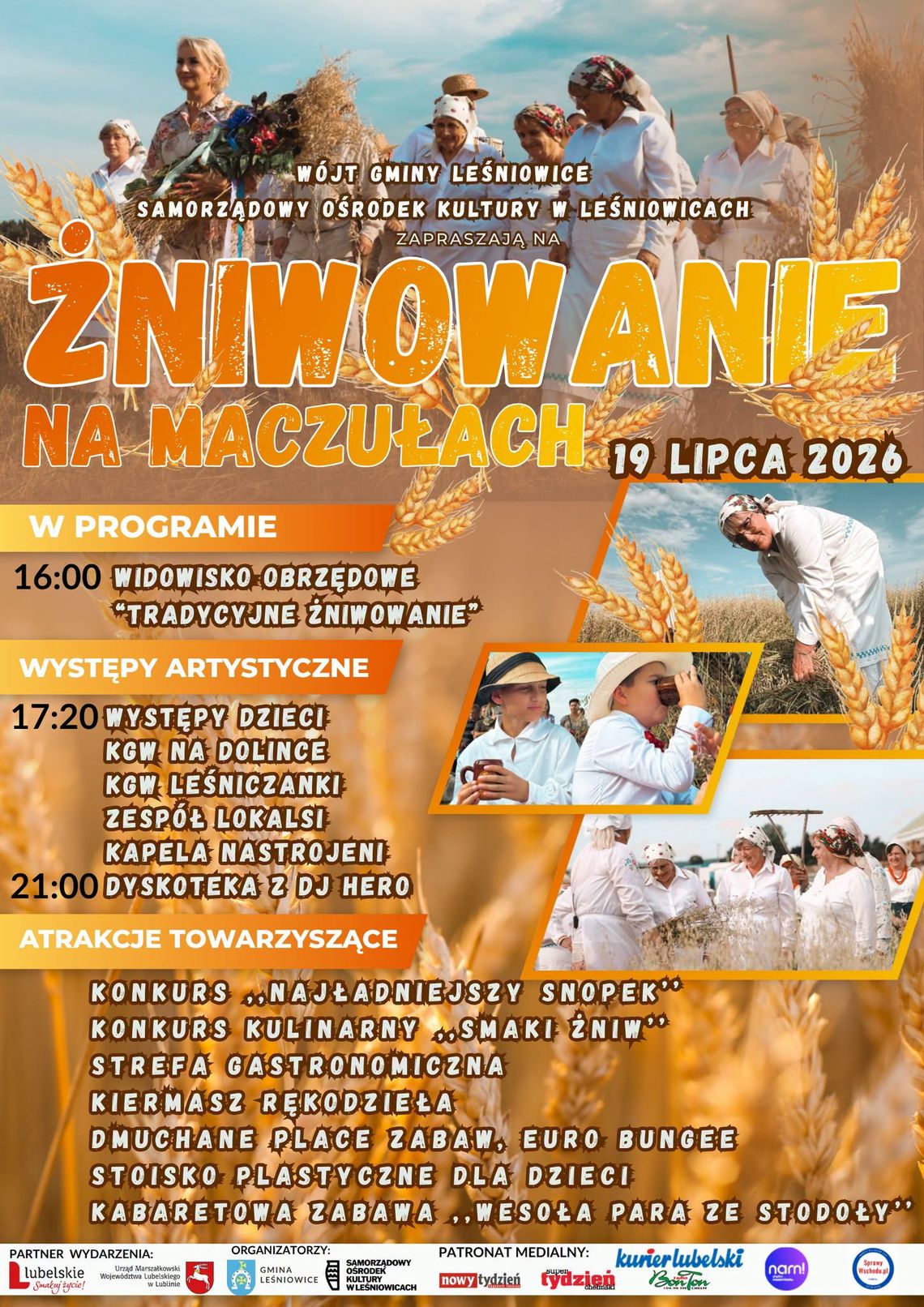 Impreza odbędzie się w niedzielę, 19 lipca, nad zalewem Maczuły w Horodysku.