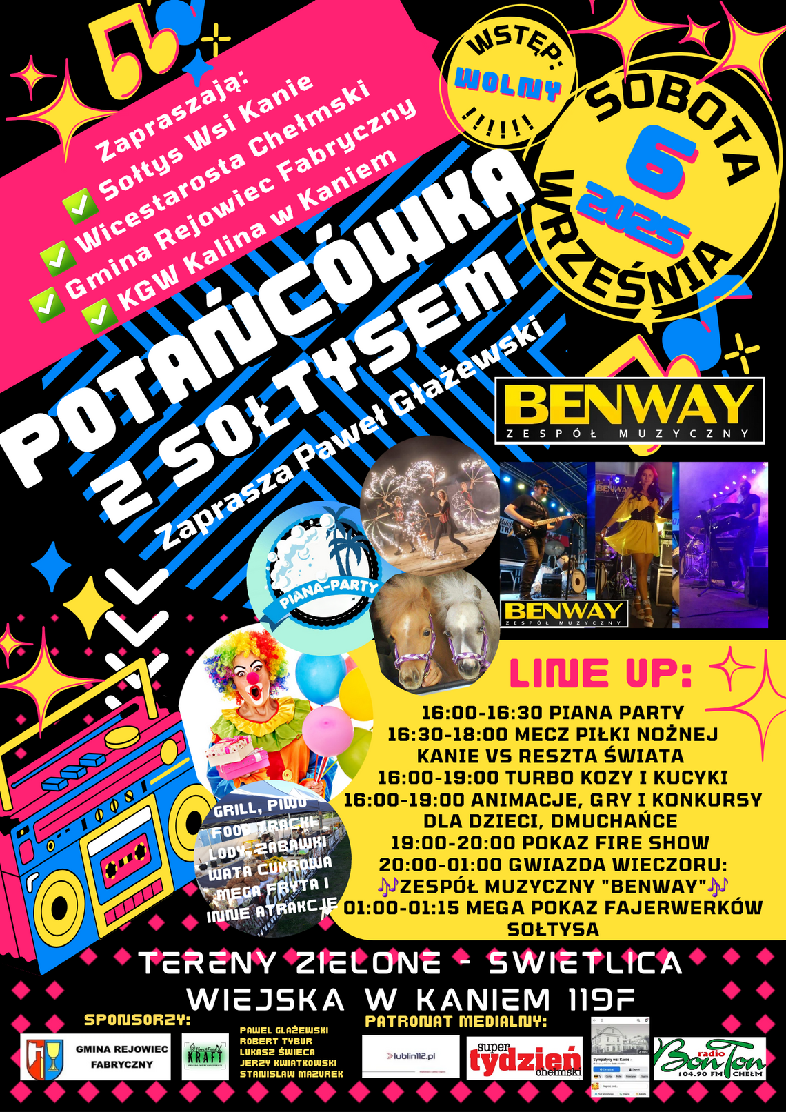 Gm. Rejowiec Fabryczny. Wielka Potańcówka z Sołtysem we wsi Kanie już wkrótce