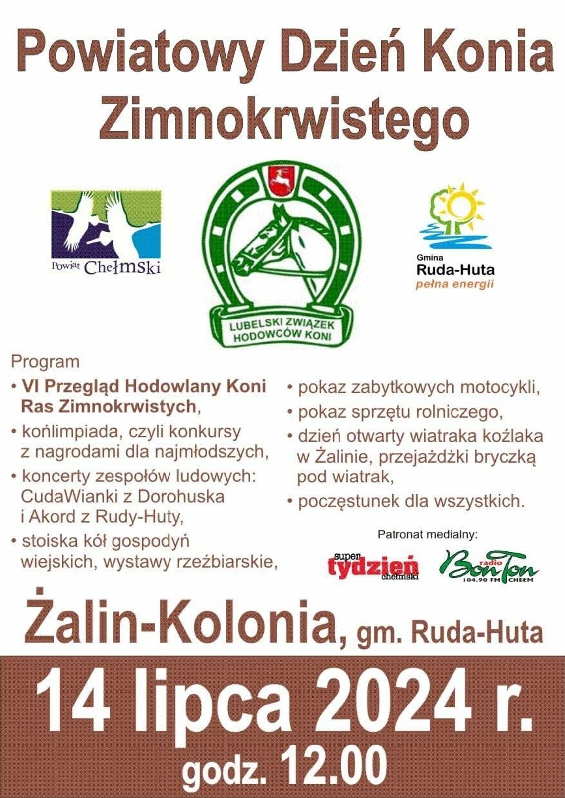 Gm. Ruda-Huta. Dzień Konia Zimnokrwistego