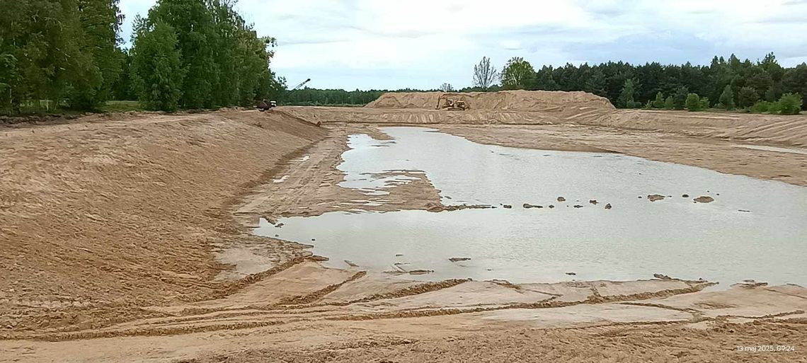 Gm. Ruda-Huta. Mieszkańcy pytają o wielki wykop w ziemi