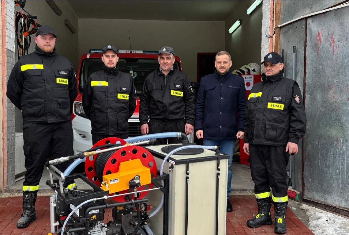 Gm. Rudnik. Nowy agregat wodno-pianowy dla OSP Płonka Gm. Rudnik. Nowy agregat wodno-pianowy dla OSP Płonka