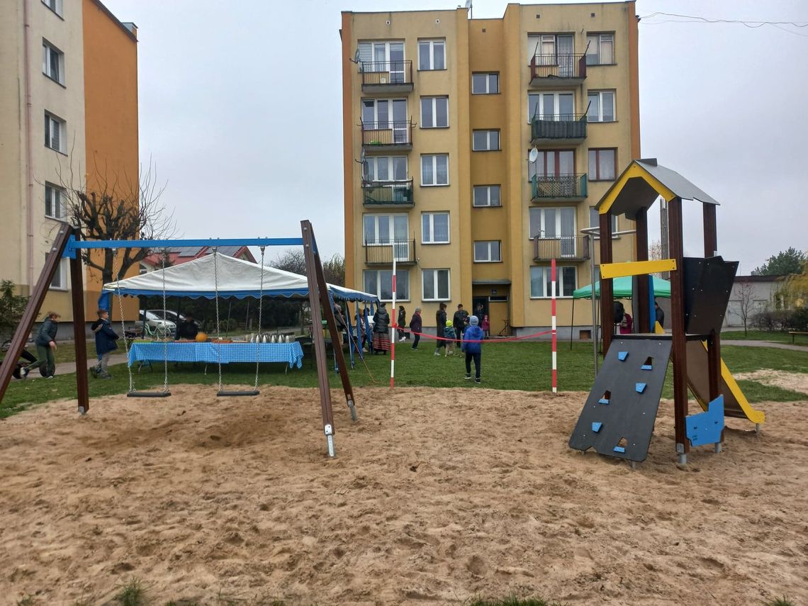 Gm. Sawin. Dzieci mogą już korzystać z nowego placu