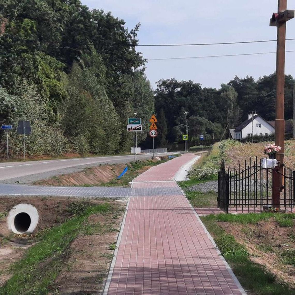 Gm. Siennica Różana. Bezpieczniej na drodze powiatowej