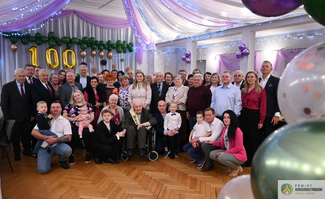 Gm. Siennica Różana. Setne urodziny Mariana Żyłowskiego