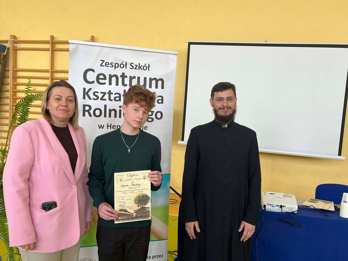 Gm. Siennica Różana. Wiedza warta finału. Szymon Dubicki wśród najlepszych w kraju