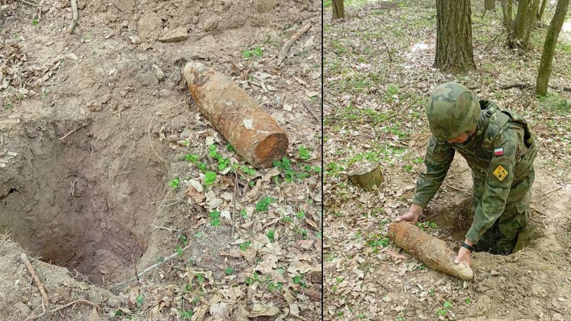 Gm. Siennica Różana. Wykrywacz metalu doprowadził go do niewybuchu