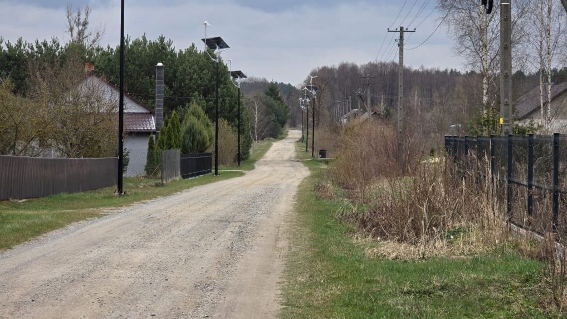 widok na drogoę w Skorodnicy przed rozpoczęciem budowy