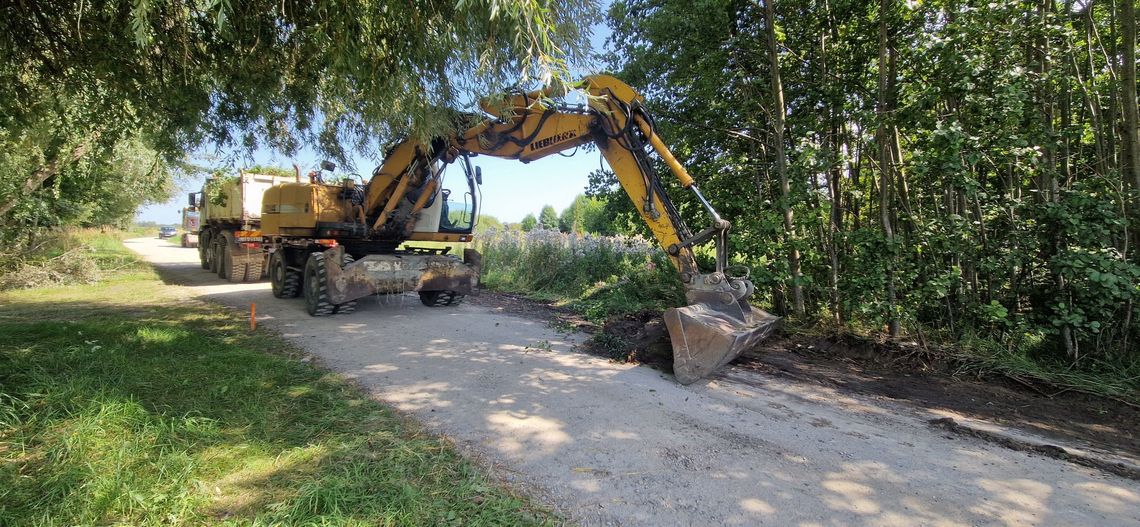 Gm. Urszulin. Budowa nowej drogi na finiszu Gm. Urszulin. Budowa nowej drogi na finiszu