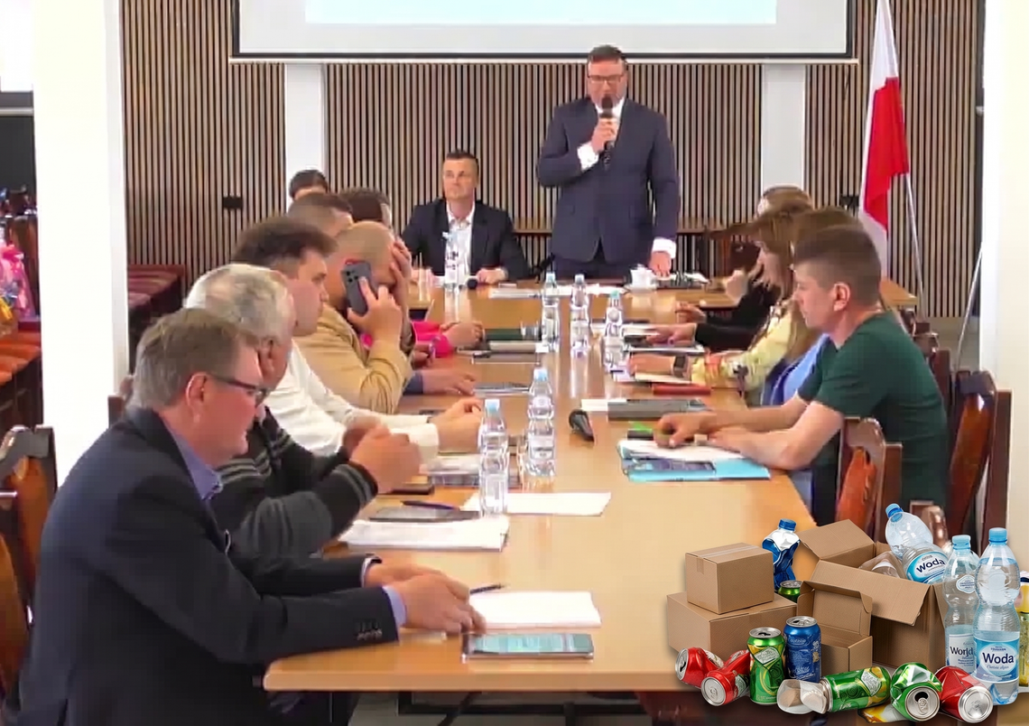 zdjęcie z sesji Rady Gminy w Urszulinie