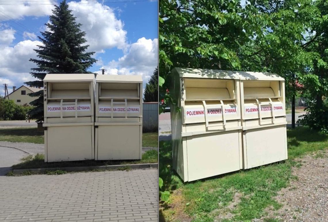 Gm. Urszulin. Nowe kontenery na odzież i tekstylia kontenery na tekstylia