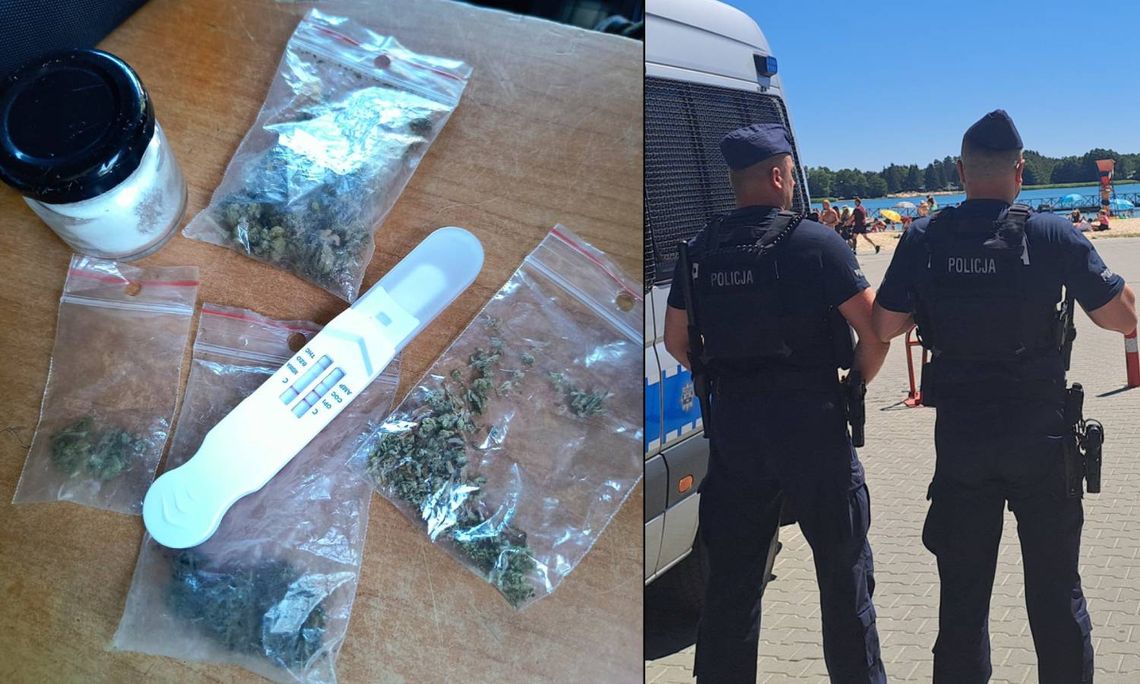 Gm. Włodawa. Kierowcy odurzeni, w popielniczce i plecaku biały proszek