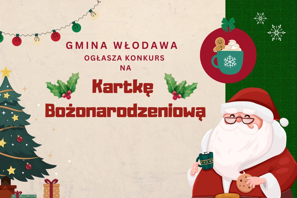 Gm. Włodawa. Trwa konkurs na kartkę bożonarodzeniową