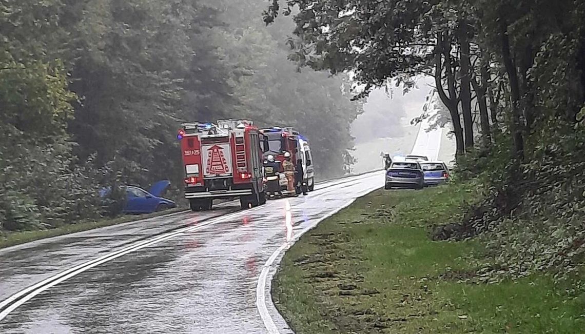 Gm. Wojsławice. Dachowanie na drodze powiatowej