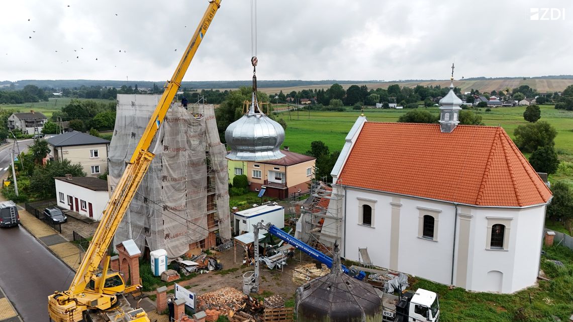 Gm. Wojsławice. Hełm odzyskał blask i powrócił na swoje miejsce