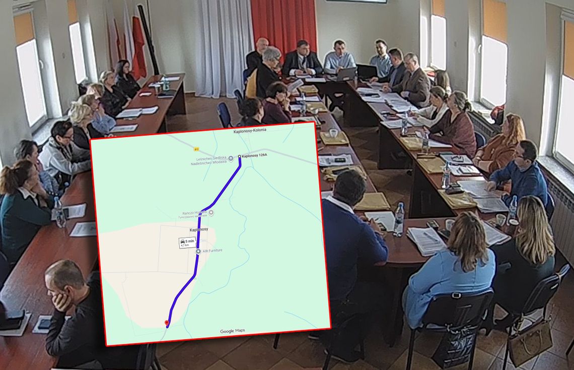 radna odczytuje petycję na sesji rady gminy