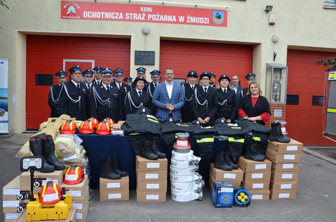 Gm. Żmudź. Druhowie-ochotnicy otrzymali wsparcie. Jakie?