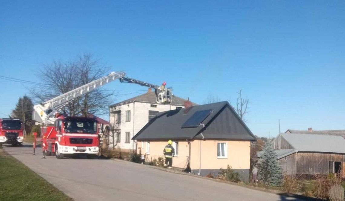 Gm. Żółkiewka. Znów paliło się w kominie