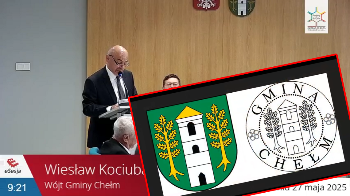 Gmina Chełm ma nowy herb i pieczęć. Symbolem wieża w Stołpiu oraz dęby