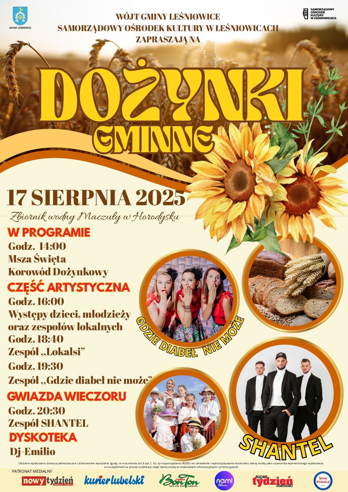 Gmina Leśniowice przygotowuje się do corocznego święta plonów Gmina Leśniowice przygotowuje się do corocznego święta plonów