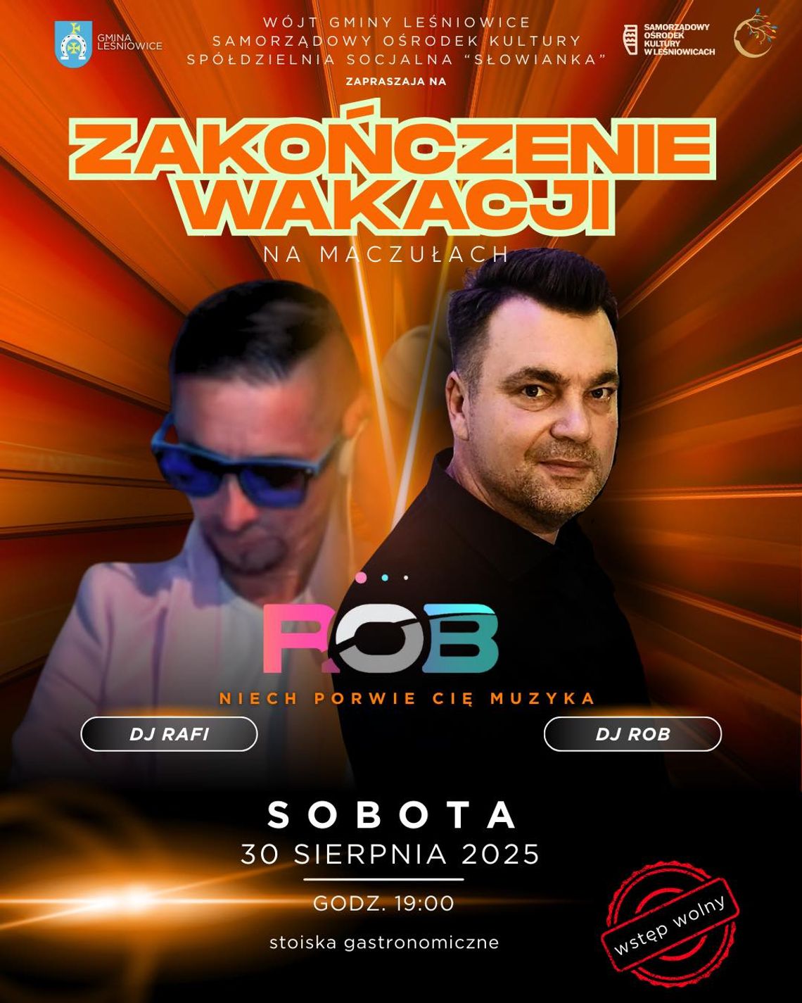 Gmina Leśniowice zaprasza na „Zakończenie Wakacji na Maczułach”