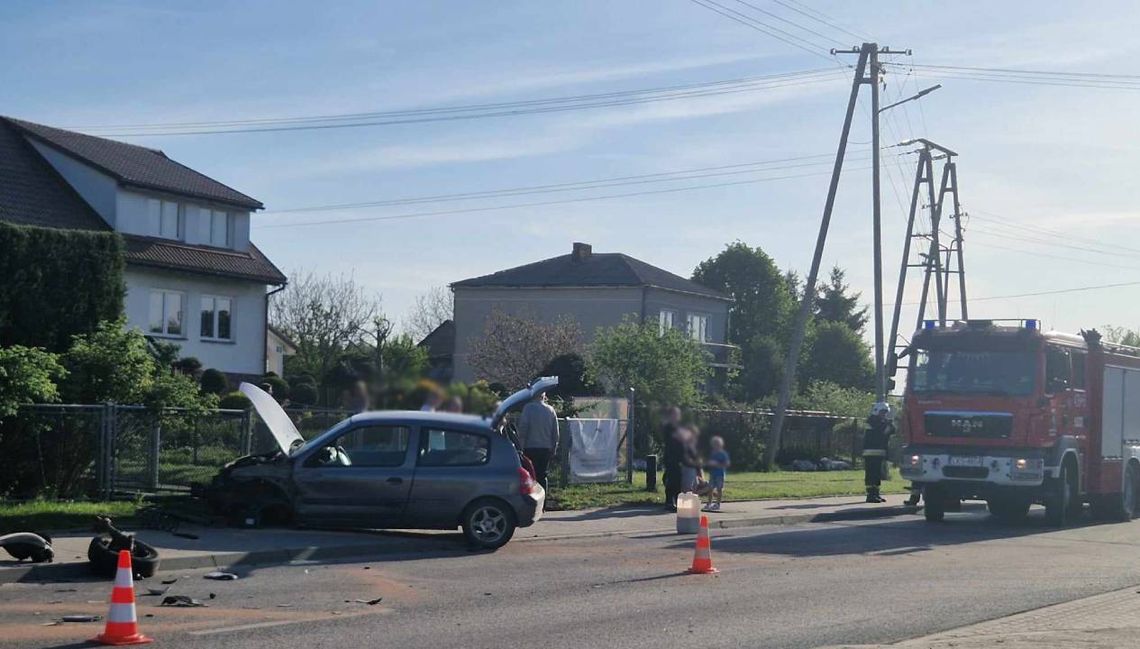 Gmina Siennica Różana. Skręcił w lewo podczas wyprzedzania