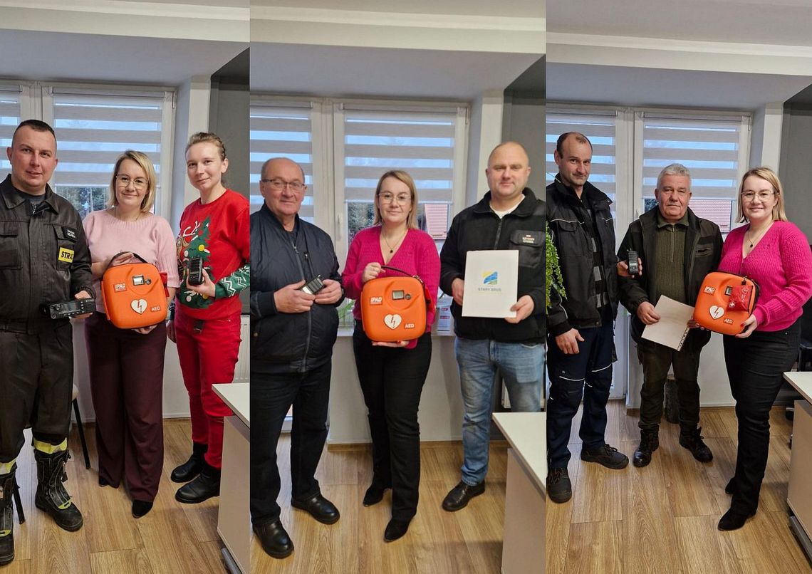 przekazanie sprzętu trzem jednostkom OSP