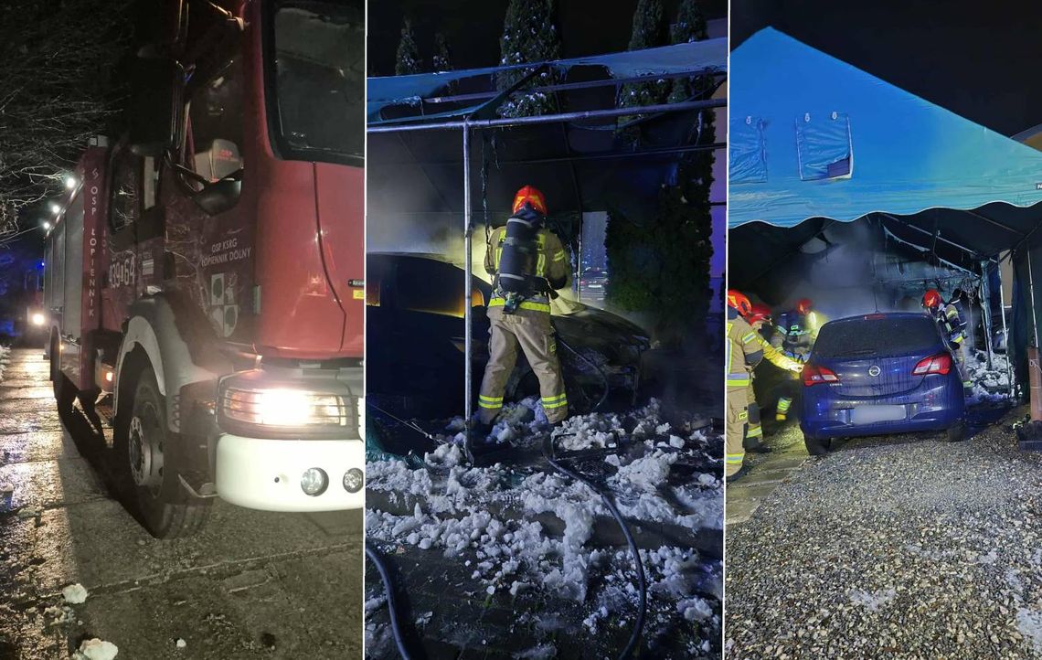 Groźny pożar w Łopienniku Nadrzecznym. Płonął samochód, w pobliżu były butle z gazem Służby ratunkowe zostały postawione na nogi w niedzielę (23 listopada), tuż po godzinie 1:00. Palił się samochód w Łopienniku Nadrzecznym.