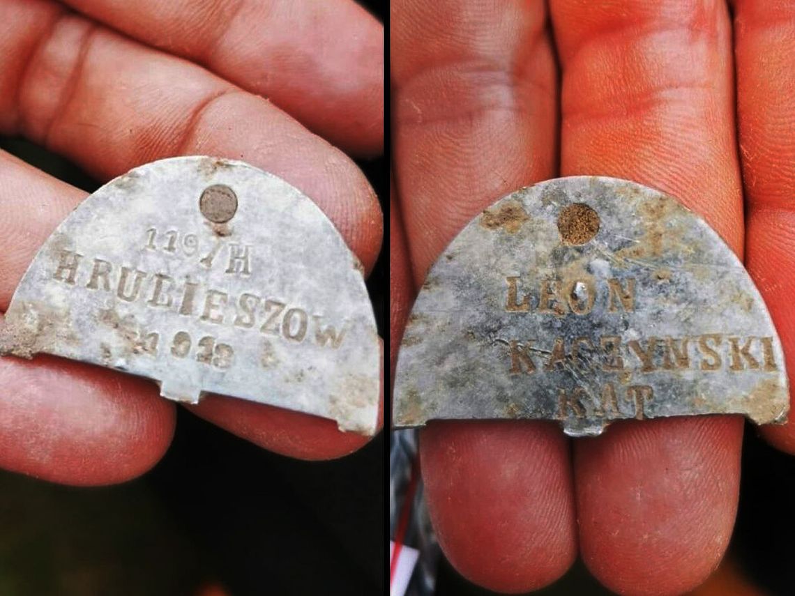 Nieśmiertelnik żołnierza kampanii wrześniowej znaleziono koło Bydgoszczy Nieśmiertelnik żołnierza kampanii wrześniowej znaleziono koło Bydgoszczy