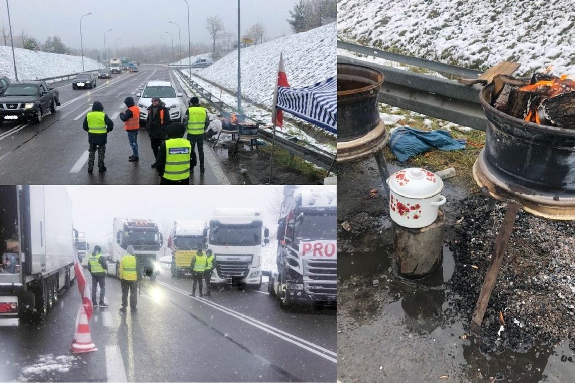 Kolejka na 58 km, 700 ciężarówek i 160 godzin czekania. Przewoźnicy protestują, a Ukraińcy krzyczą: "Smert' Lacham”