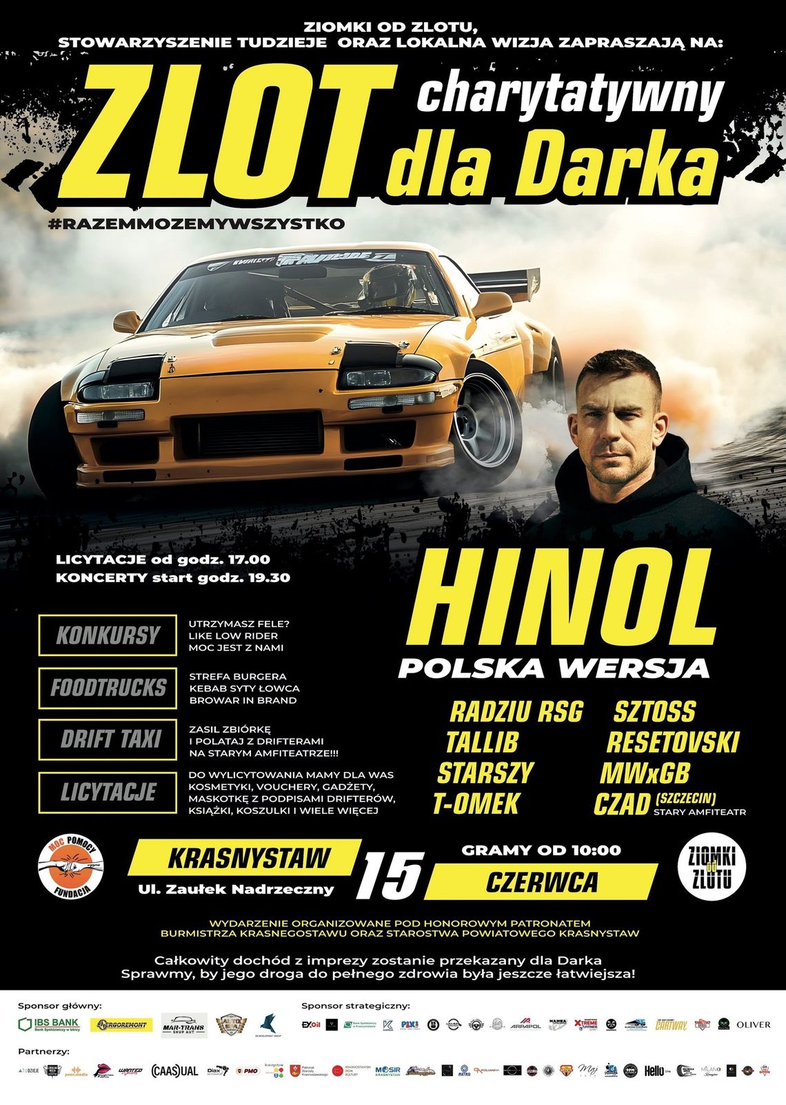 "III Charytatywny Zlot Motoryzacyjny dla Darka" w Krasnymstawie