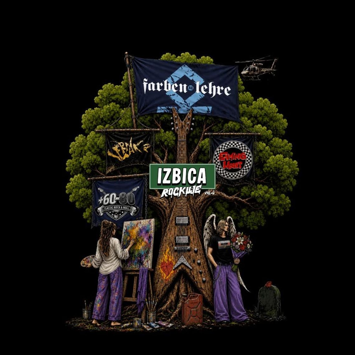Izbica. Legendarna grupa Farben Lehre gwiazdą festiwalu „Izbica Rockuje” po raz szósty zrzeszy miłośników cięższych brzmień 18 lipca w Izbicy.