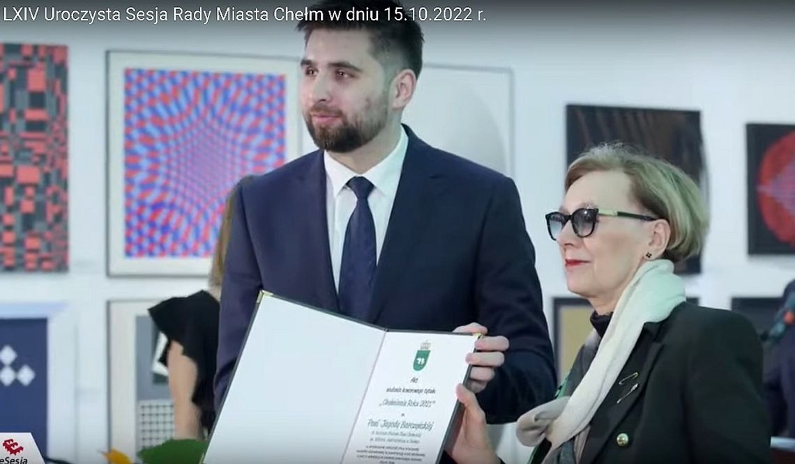 Jagoda Barczyńska Chełmianinem Roku 2021!