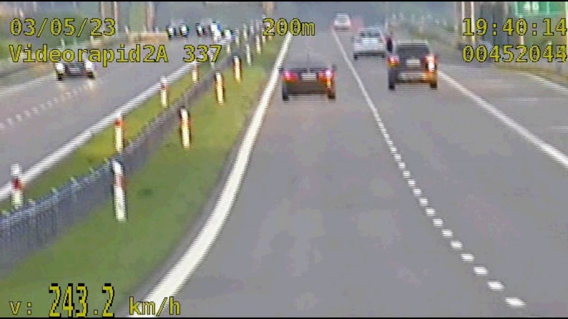 Na S19 rozpędził bmw do prawie 250 km/h! Słono za to zapłaci [WIDEO]