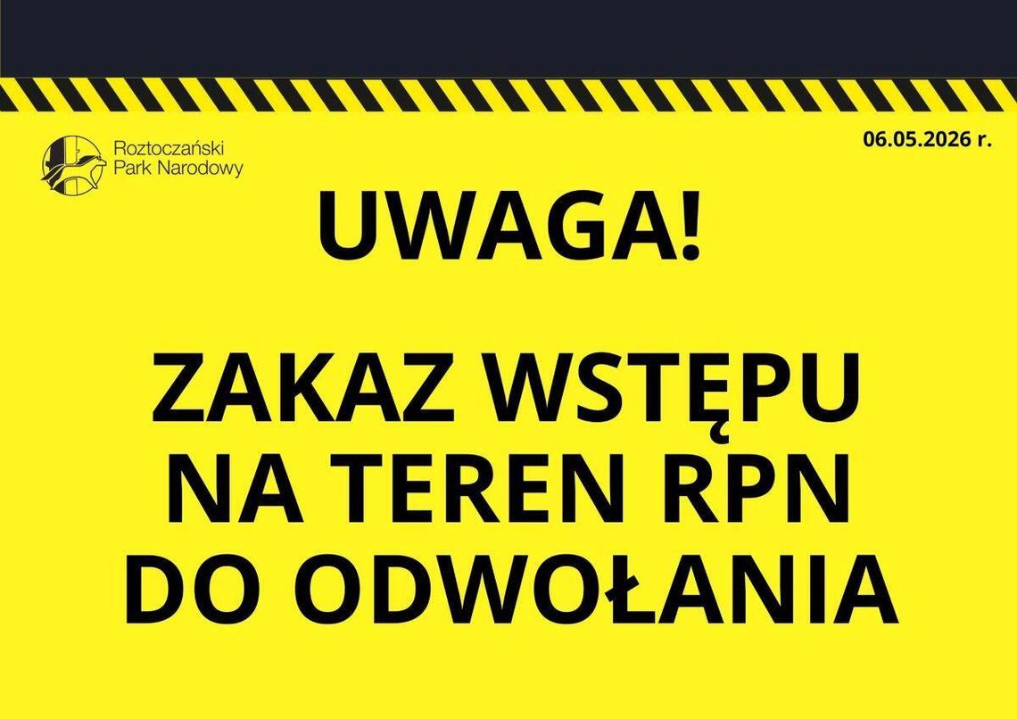 Jest zakaz wstępu do Roztoczańskiego Parku Narodowego!