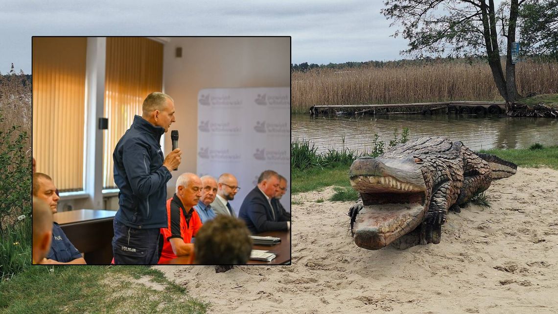 Jezioro Białe przed sezonem. Powiat, służby i przedsiębiorcy rozmawiali o bezpieczeństwie